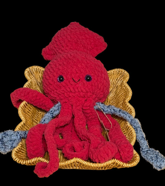 Soft Squid Handmade Plush Stuffed Animals