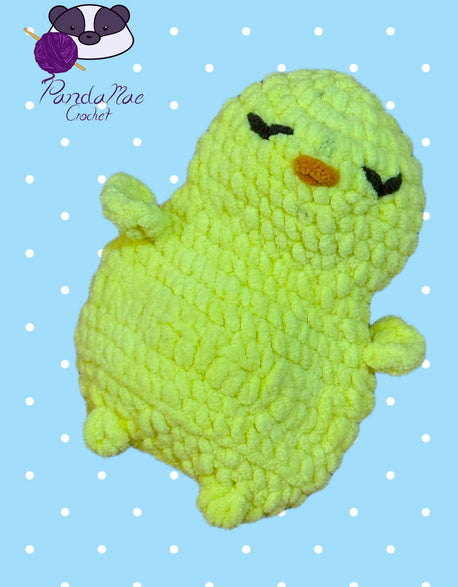 Sleepy Little Loves Fuzzy Chick Lovey Crochet Pattern PDF