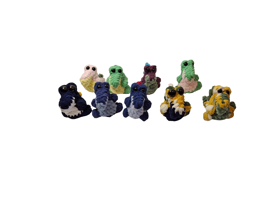 π Mini Gators β Handmade Plush Alligator Toy