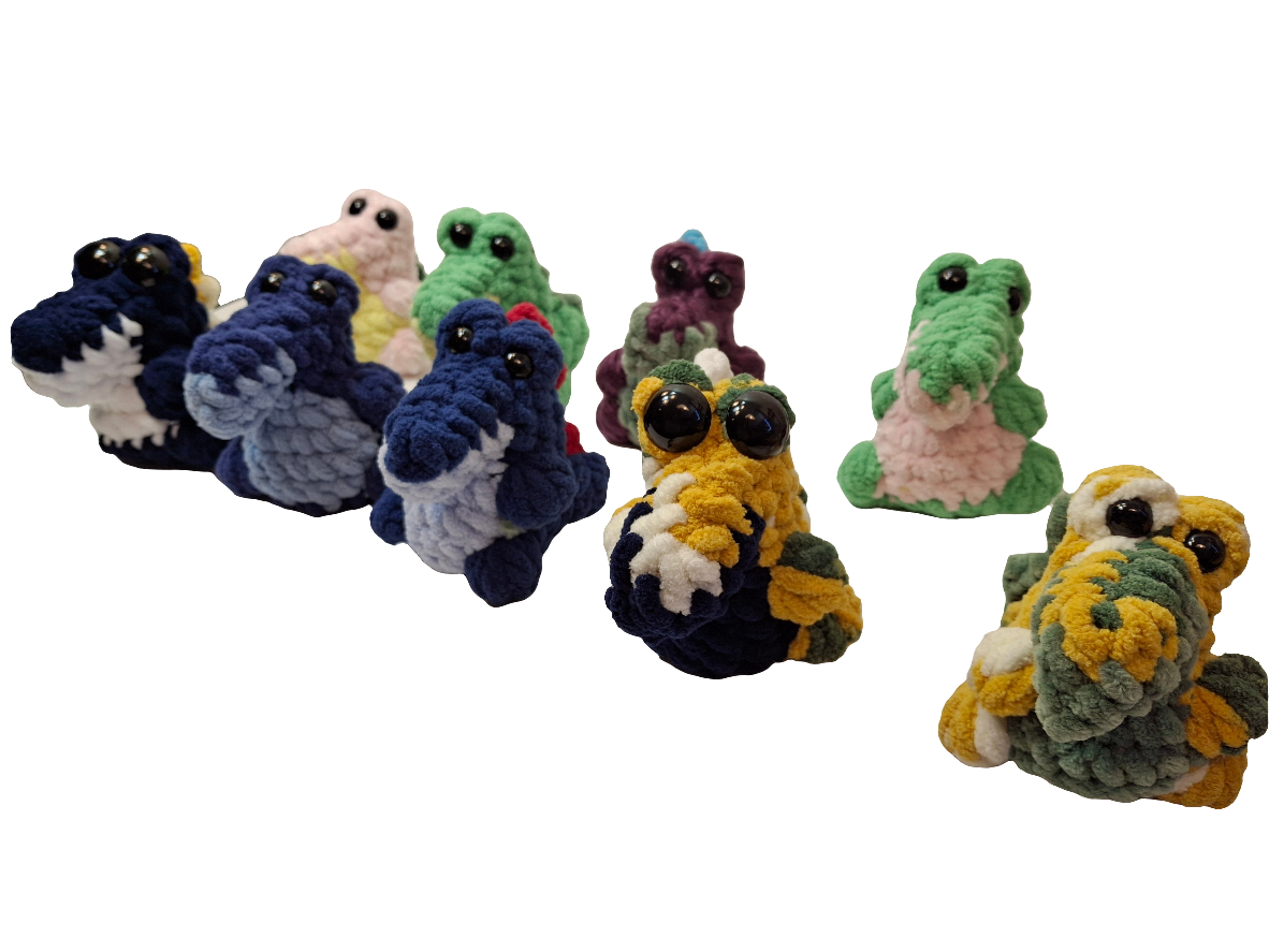 π Mini Gators β Handmade Plush Alligator Toy