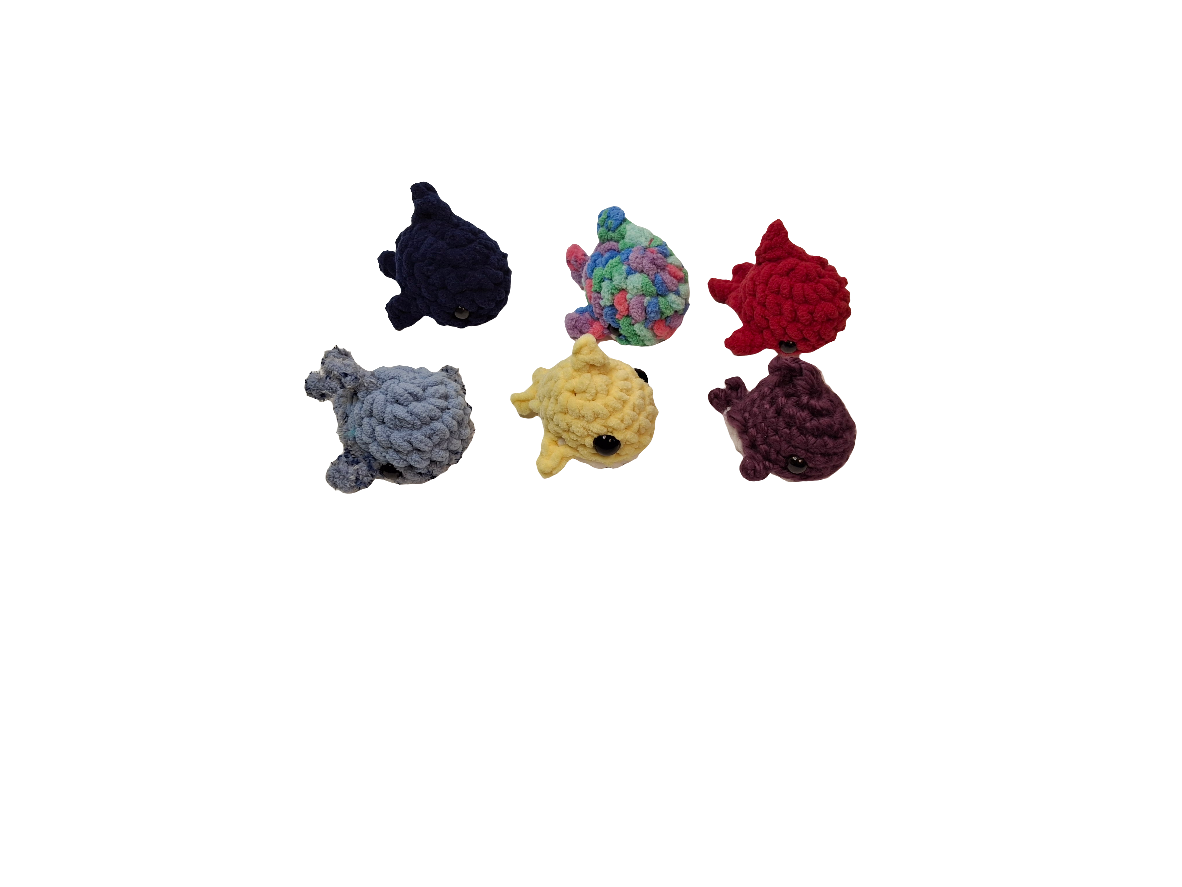 Pocket Shark Plushies – Soft Handmade Crochet Baby Shark Stuffed Toys forKiids