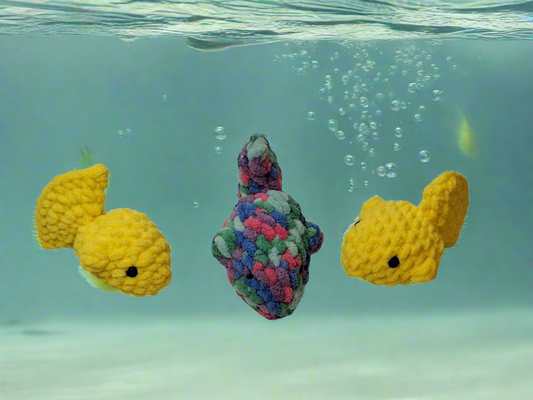 Pocket Baby Sharks, Whales, and Goldfish Plushies Stuffed Animal Pets