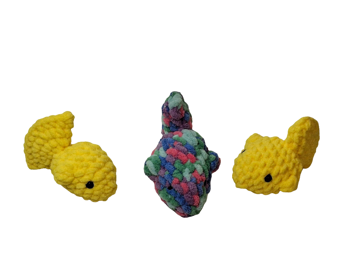 Pocket Sharks, Whales, and Goldfish Plushies Stuffed Animal Pets