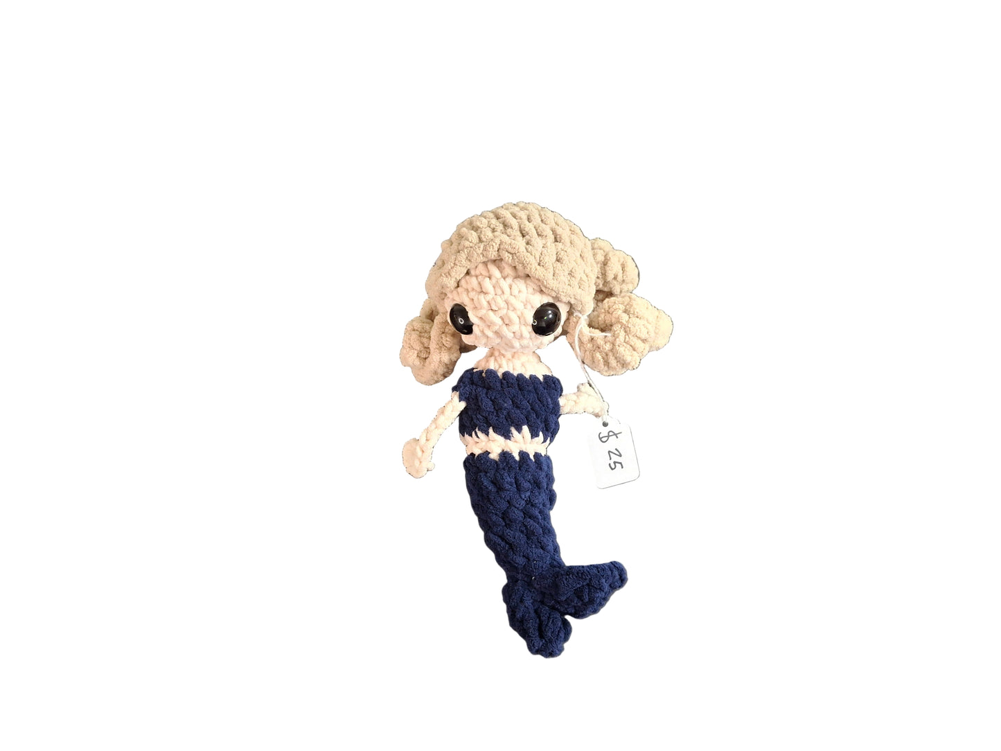 Mermaid Doll Handmade Plush Toy – Soft, Safe & Made for Little Imaginations (Ages 3+)