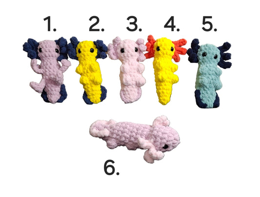 Axolotls Plush Aquatic Creatures