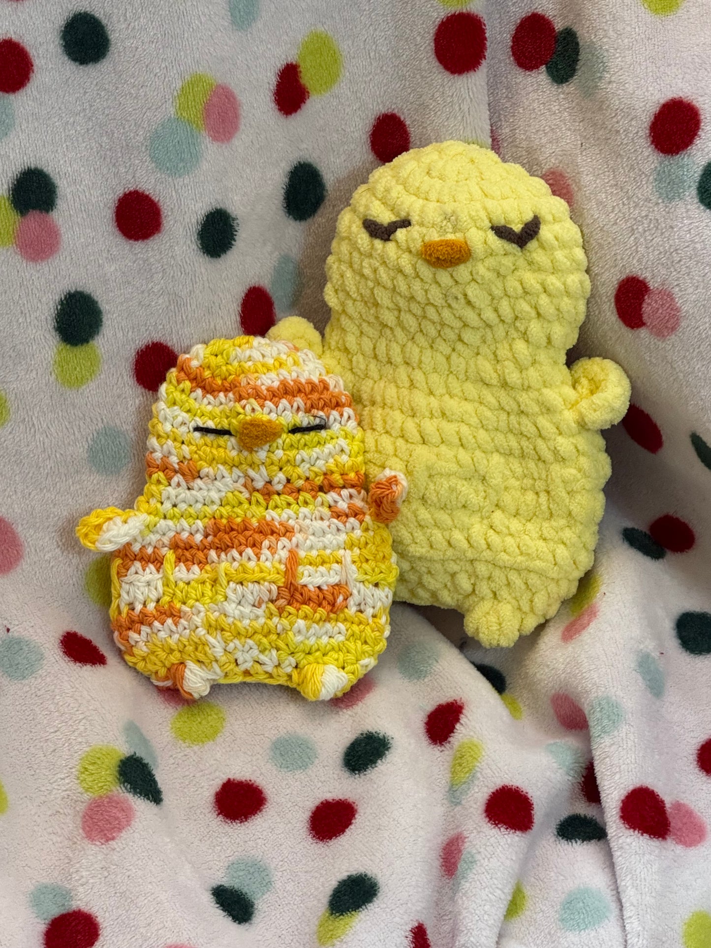 Sleepy Little Loves Fuzzy Chick Lovey Crochet Pattern PDF