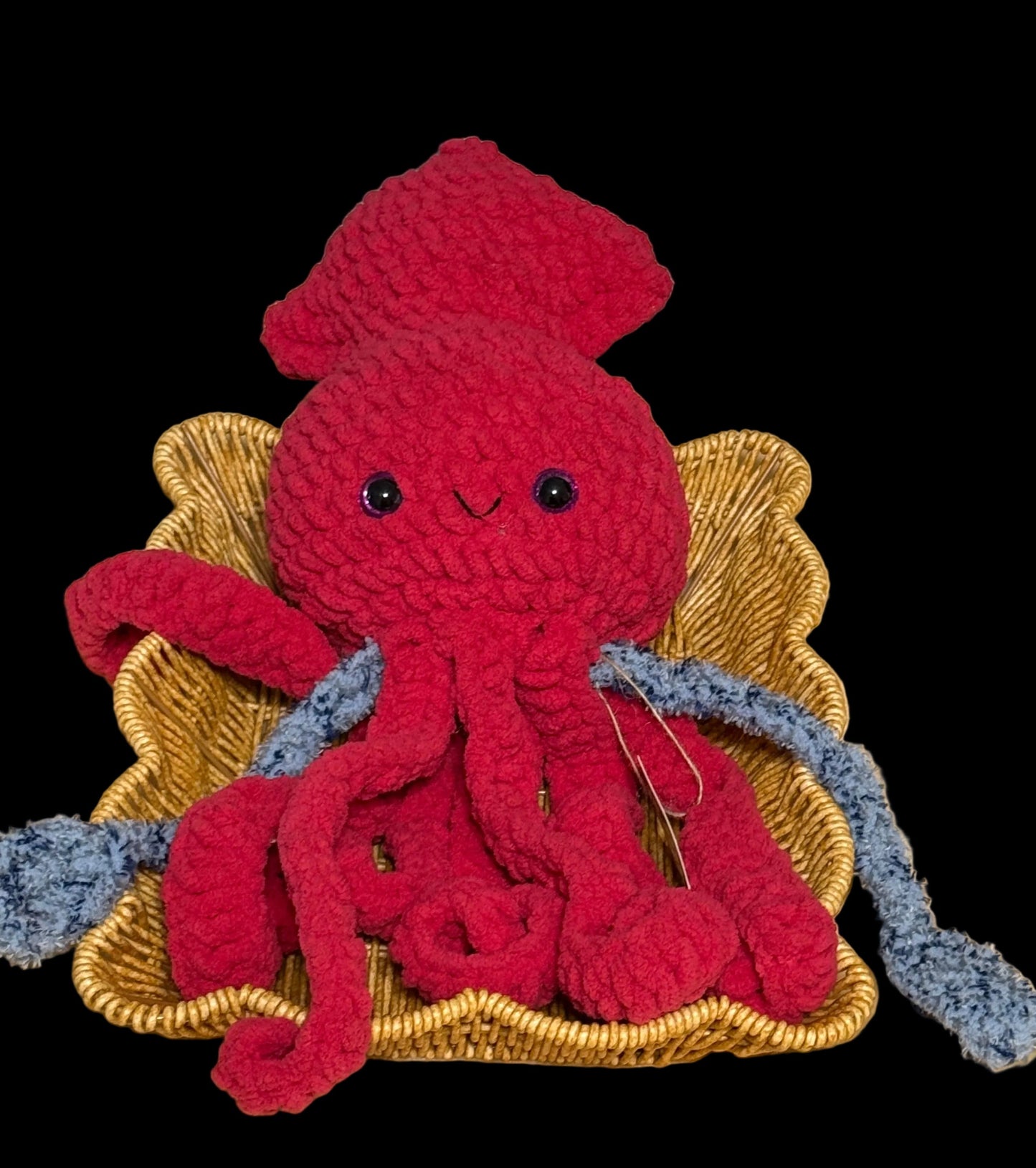 Soft Squid Handmade Plush Stuffed Animals