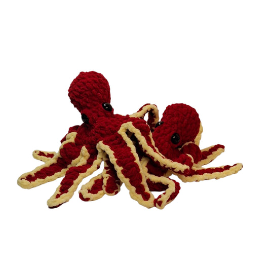 Soft Octopus Stuffed Animal– Handmade Crochet Octopus Plushie for Ocean Lovers & Soft Toy Collectors
