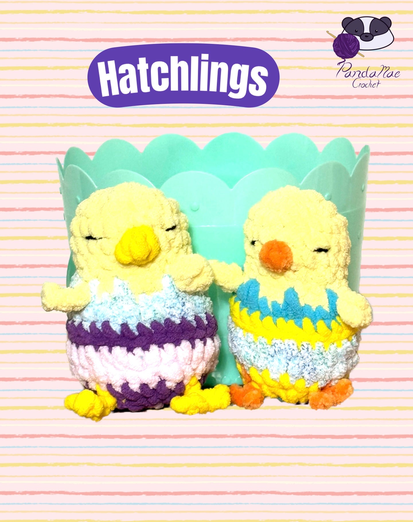 Easter Chick Hatchling: No-Sew Crochet Pattern