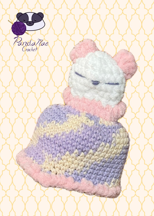 Sleepy Little Loves-Panda Lovey Crochet Pattern Baby Safe Gift No-Sew
