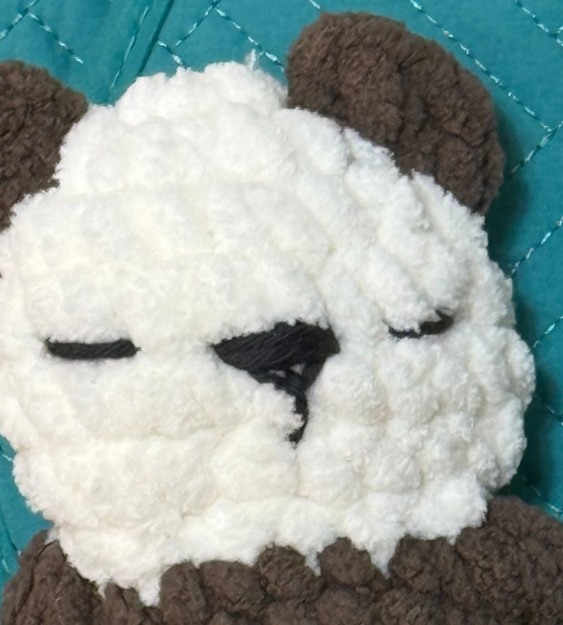 Sleepy Little Loves-Panda Lovey Crochet Pattern Baby Safe Gift No-Sew
