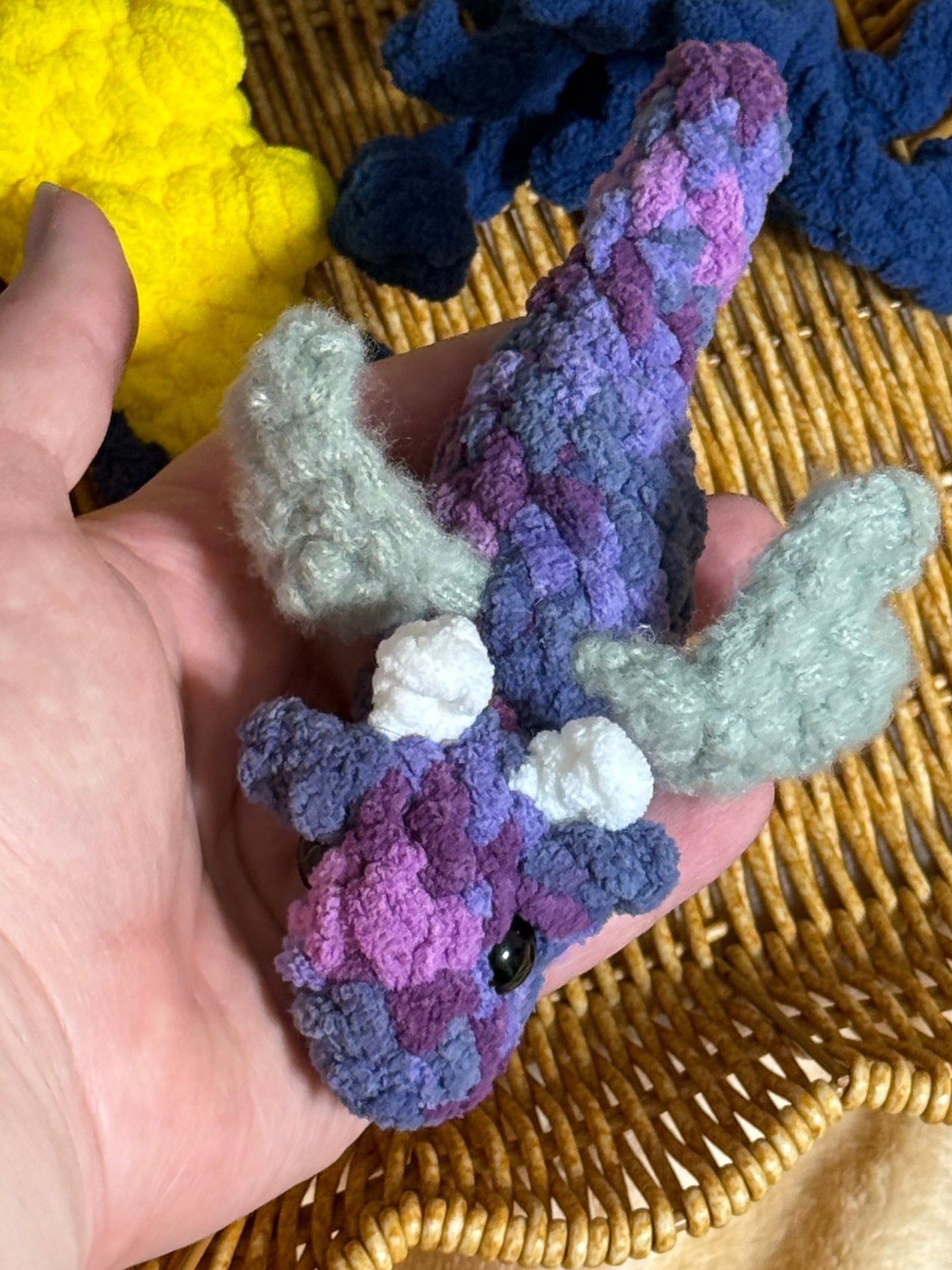 Purple Baby Dragon Plush Toy
