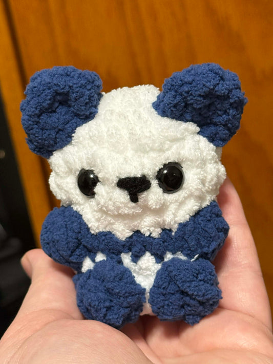 Pocket Panda No-Sew Beginner Crochet Pattern (PDF)