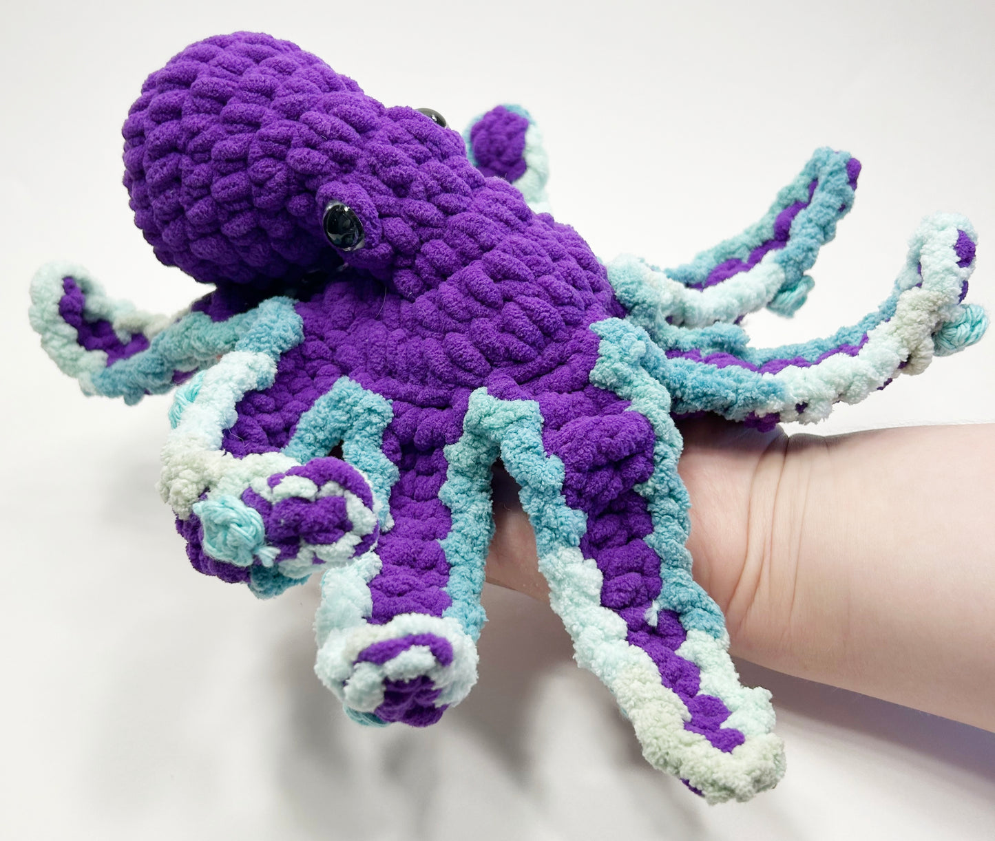 Soft Octopus Stuffed Animal– Handmade Crochet Octopus Plushie for Ocean Lovers & Soft Toy Collectors