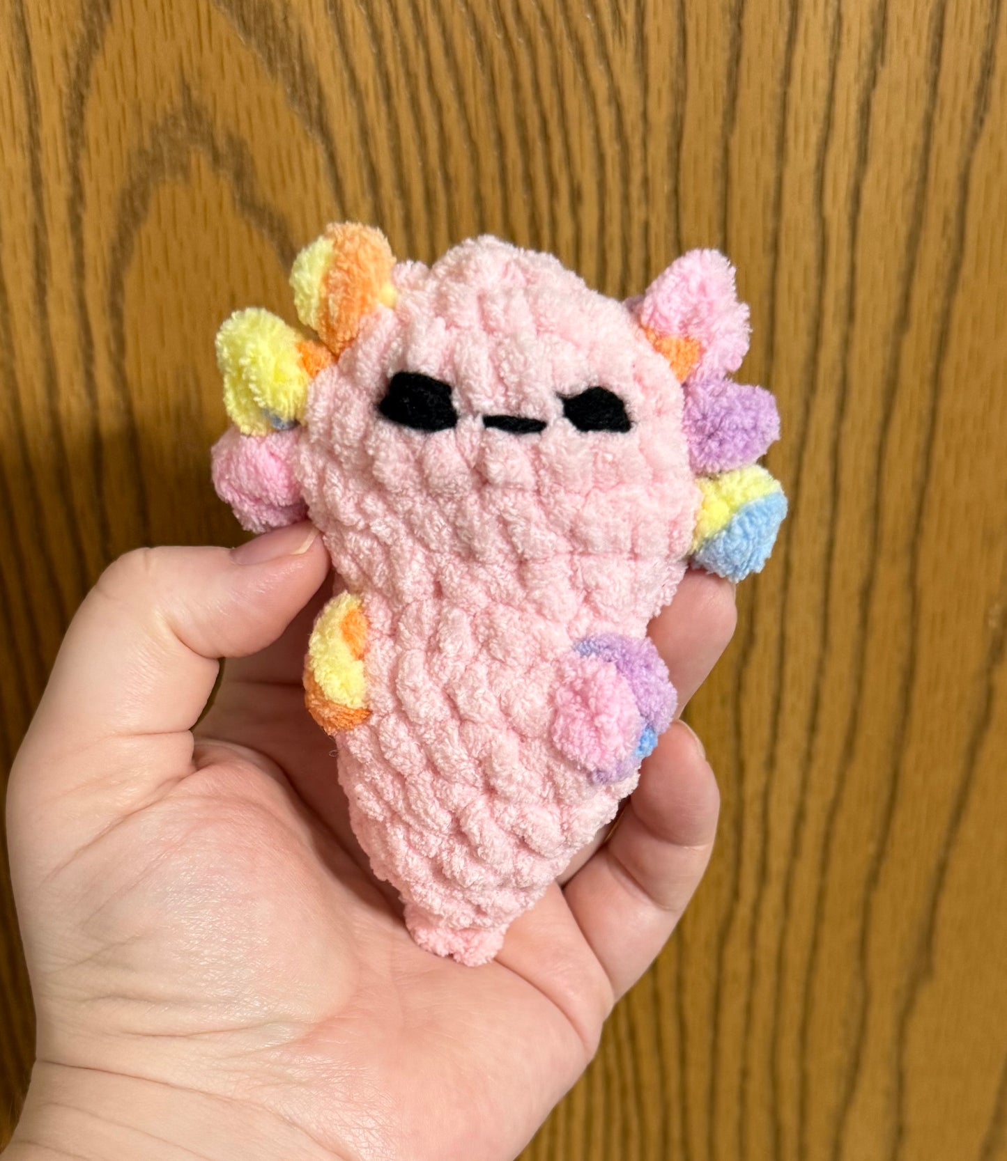 Free Mini Axolotl Crochet Pattern – No-Sew Baby-Safe Plush (PDF)