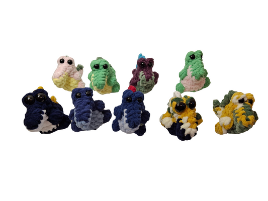 🐊 Mini Gators – Handmade Plush Alligator Toy
