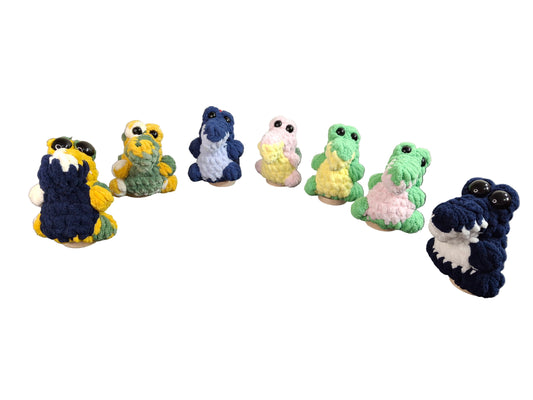🐊 Mini Gators – Handmade Plush Alligator Toy