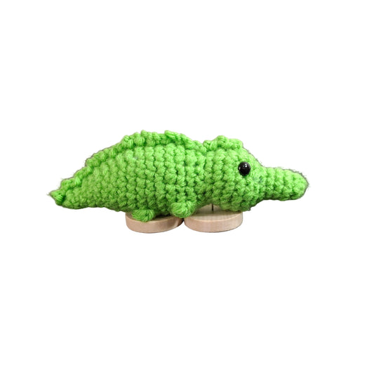 Crocheted Alligator Plushies 7" – Handmade Stuffed Animals for Kids